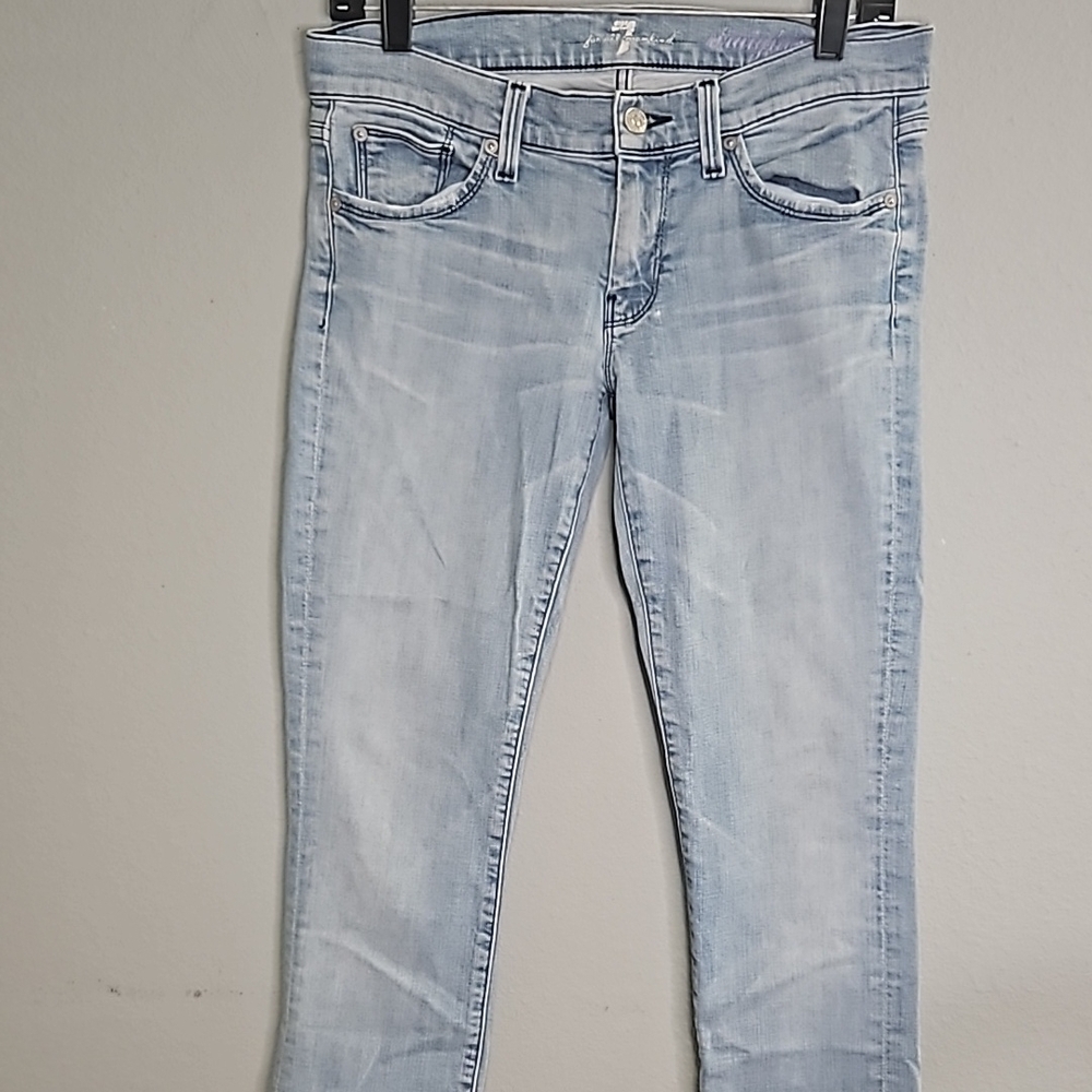 7 For All Mankind Light Blue Women's Jeans